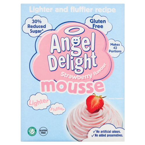ANGEL DELIGHT STRAWBERRY FLAVOUR MOUSSE 600G