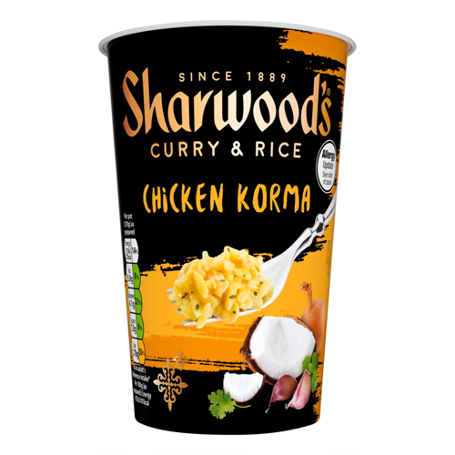SHARWOOD'S CURRY & RICE CHICKEN KORMA 70G