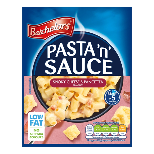 BATCHELORS PASTA 'N' SAUCE SMOKY CHEESE & PANCETTA FLAVOUR PASTA 99G