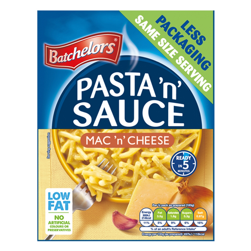 BATCHELORS PASTA 'N' SAUCE MAC 'N' CHEESE 99G