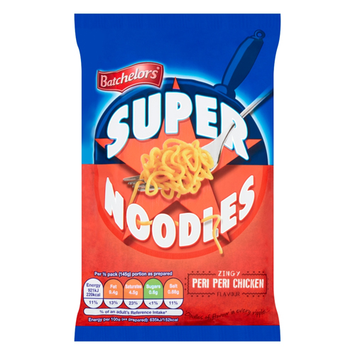 BATCHELORS SUPER NOODLES ZINGY PERI PERI CHICKEN FLAVOUR 90G