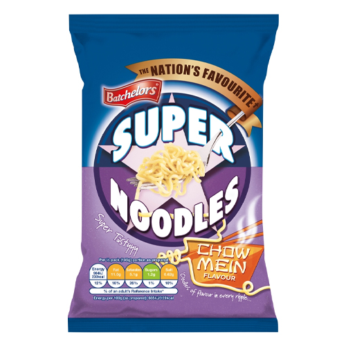 BATCHELORS SUPER NOODLES CHOW MEIN FLAVOUR 8X 90G