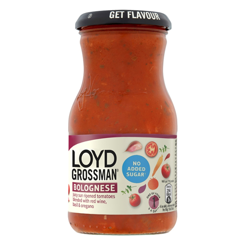 LOYD GROSSMAN NAS BOLOGNESE PASTA SAUCE 350G