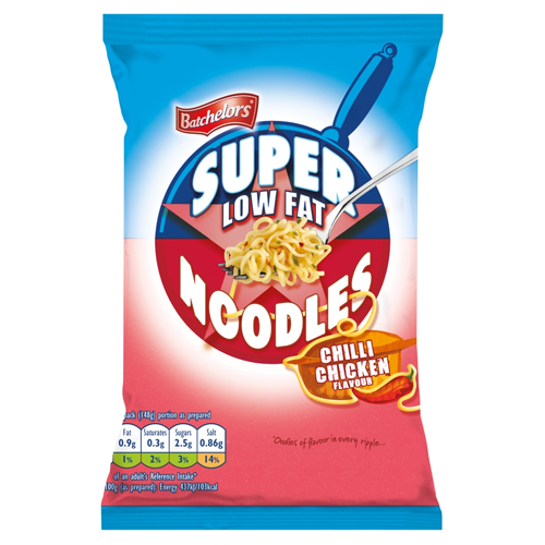 BATCHELORS LOW FAT SUPER NOODLES CHILLI CHICKEN FLAVOUR 81G