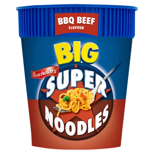 BATCHELORS BBQ BEEF FLAVOUR BIG SUPER NOODLES 100G