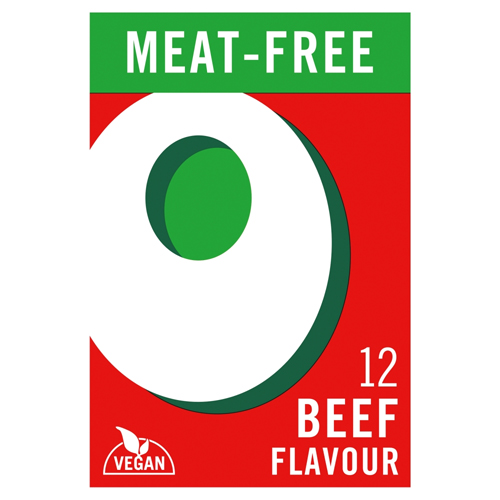 OXO 12 VEGAN BEEF FLAVOURED STOCK CUBES 71G