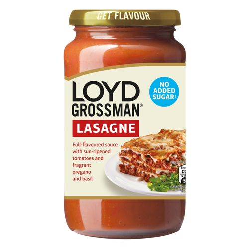 LOYD GROSSMAN NO ADDED SUGAR RED LASAGNE SAUCE 450G