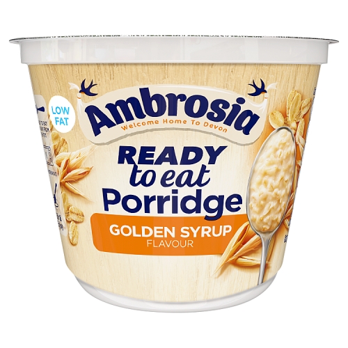 AMBROSIA READY TO EAT PORRIDGE POT GOLDEN SYRUP FLAVOUR 210G