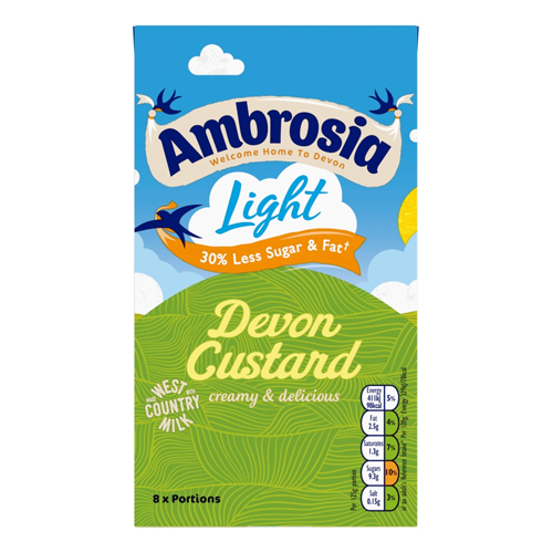 AMBROSIA LIGHT DEVON CUSTARD 1KG