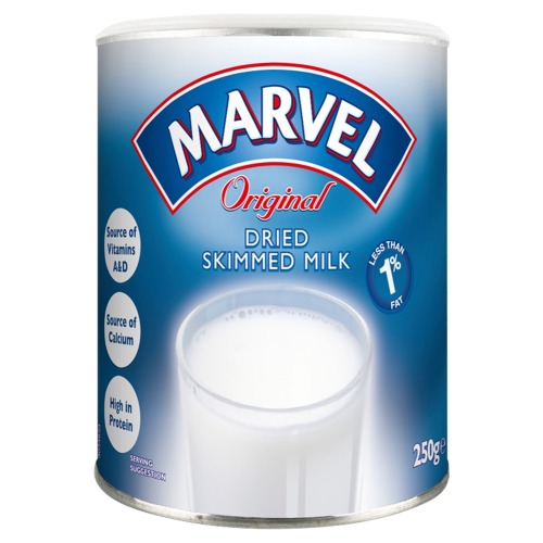 MARVEL ORIGINAL DRIED SKIMMED MILK 250G