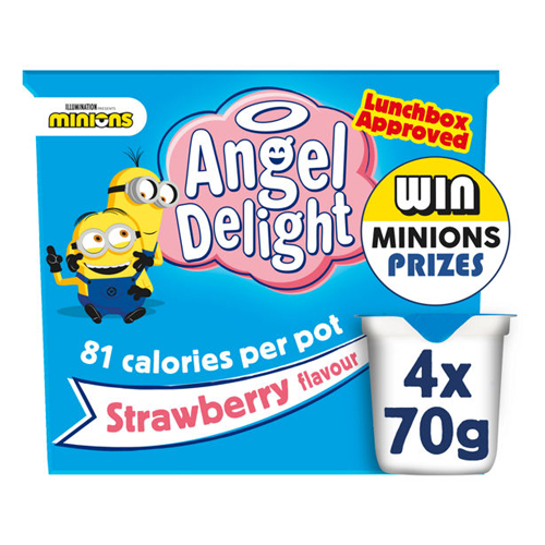 ANGEL DELIGHT STRAWBERRY FLAVOUR 4PK 70G