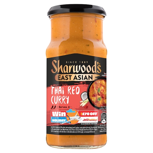 SHARWOOD'S EAST ASIAN THAI RED CURRY COOKING SAUCE 415G