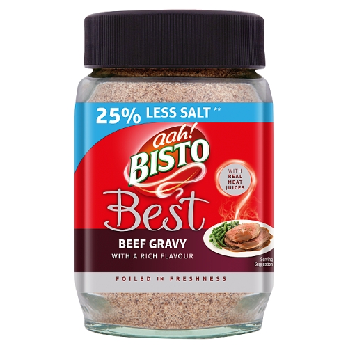 BISTO BEST REDUCED SALT BEEF GRAVY GRANULES 230G