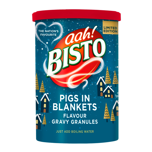 BISTO LIMITED EDITION PIGS IN BLANKETS FLAVOUR GRAVY GRANULES 190G