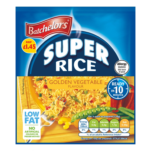 BATCHELORS SUPR RICE GOLD PMP £1.45 90G