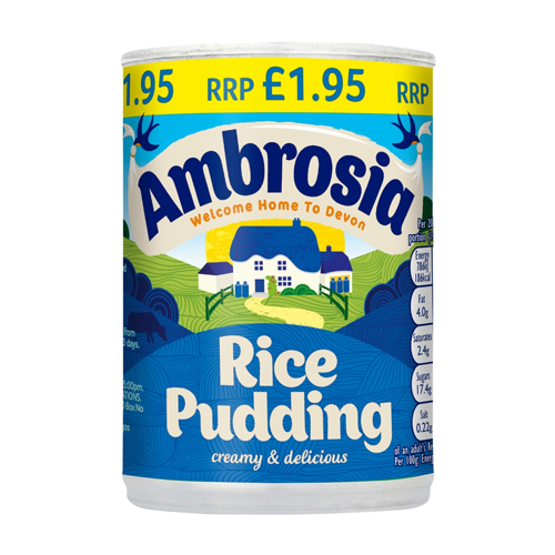 AMBROSIA RICE PUDDING PMP £1.95 400G