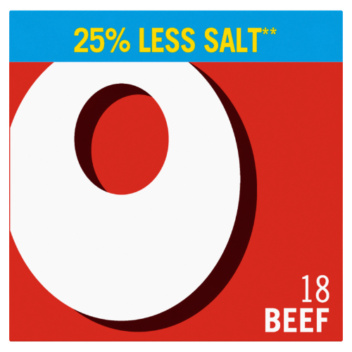 OXO CUBES RED SALT BEEF 18S 106G