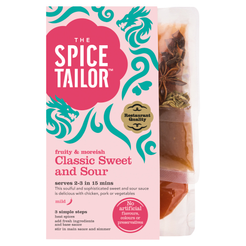 THE SPICE TAILOR SWEET AND SOUR CHINESE SAUCE MEAL KIT 245G