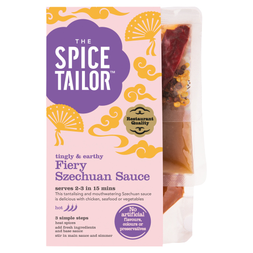 THE SPICE TAILOR FIERY SZECHUAN CHINESE SAUCE MEAL KIT 245G