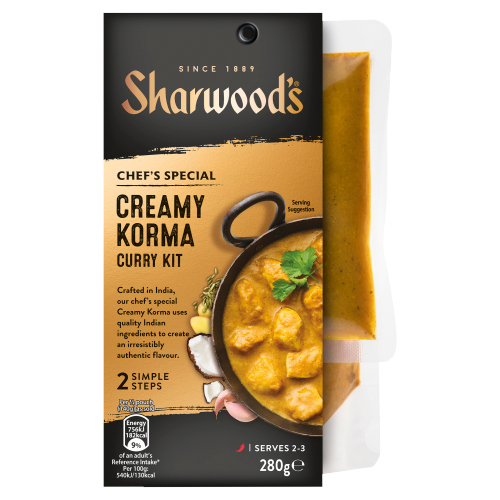 SHARWOOD'S KORMA CURRY SAUCE KIT 280G