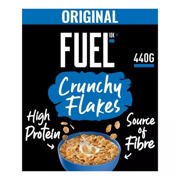 FUEL10K ORIGINAL CRUNCHY FLAKES HIGH PROTEIN CEREAL 440G
