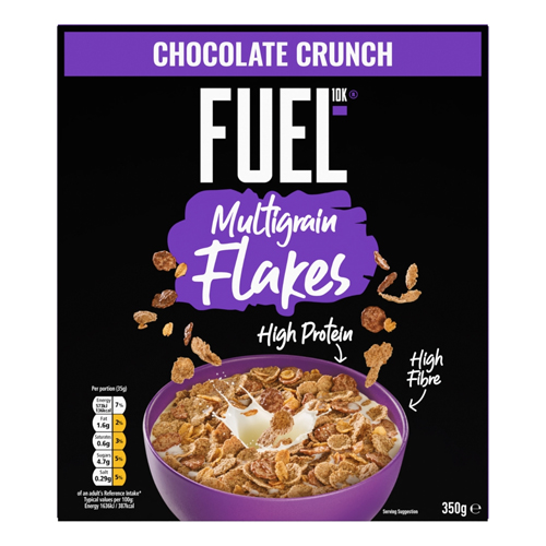FUEL10K CHOCOLATE MULTIGRAIN FLAKES 350G