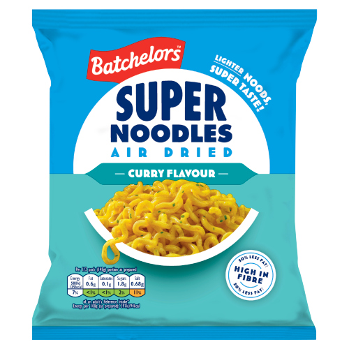 BATCHELORS SUPER AIR DRIED LOW FAT CURRY INSTANT NOODLES 81G