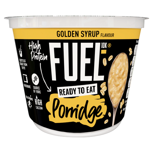 FUEL10K READY TO EAT PROTEIN PORRIDGE OAT CEREAL POT GOLDEN SYRUP 210G