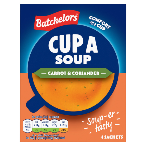 BATCHELORS CUP A SOUP CARROT & CORIANDER 103G