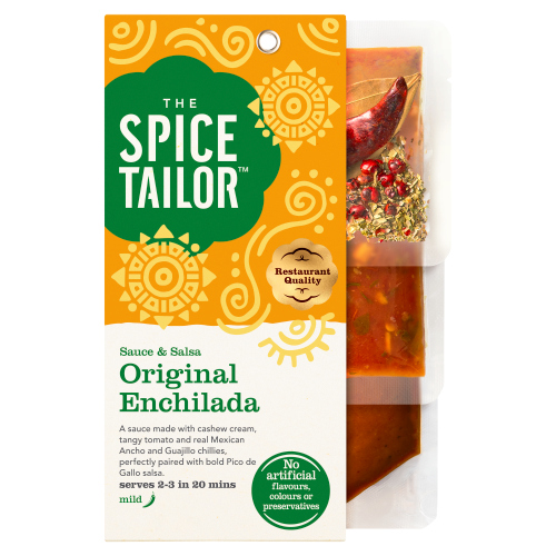 THE SPICE TAILOR MEXICAN ENCHILADA SAUCE & SALSA MEAL KIT 245G