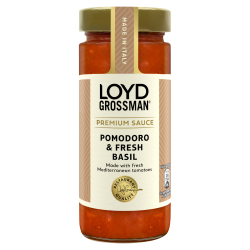 LOYD GROSSMAN POMODORO & FRESH BASIL TOMATO PASTA SAUCE 290G