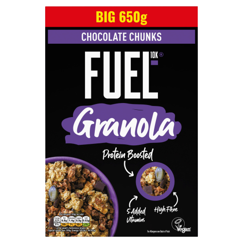 FUEL10K CHOCOLATE CHUNKS GRANOLA 650G