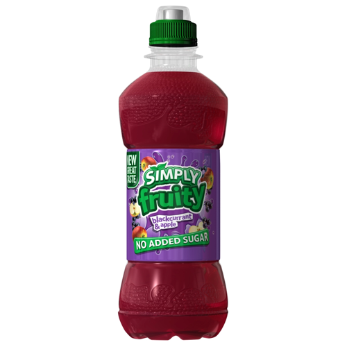 SIMPLY FRUITY BLACKCURRANT & APPLE JUICE 330ML