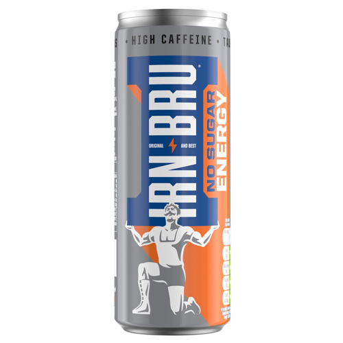 IRN-BRU ENERGY NO SUGAR 330ML