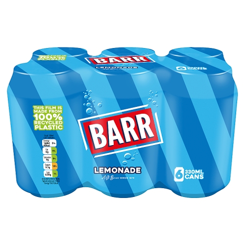 BARR LEMONADE 6PK 330ML