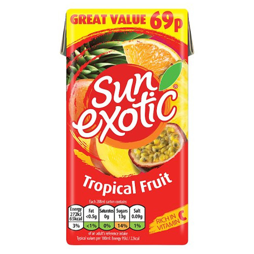 SUN EXOTIC TROPICAL PMP 69P 288ML