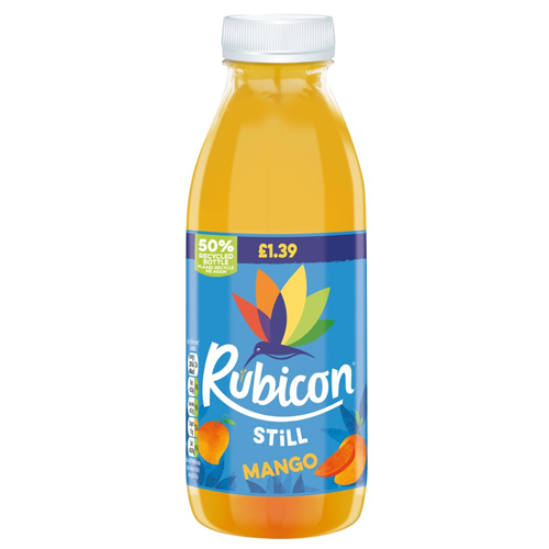 RUBICON STILL MANGO PMP £1.39 500ML