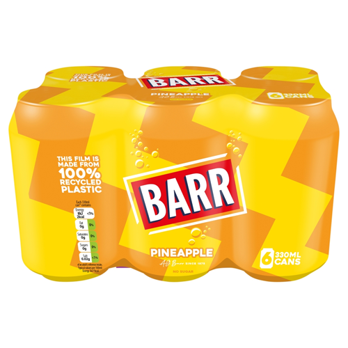 BARR PINEAPPLE 6PK 330ML