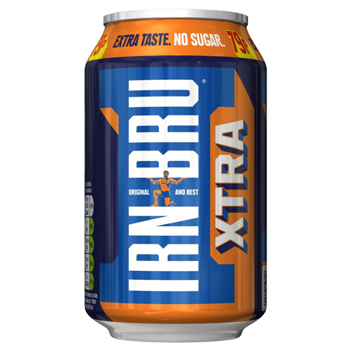 IRN-BRU XTRA PMP 79P 330ML
