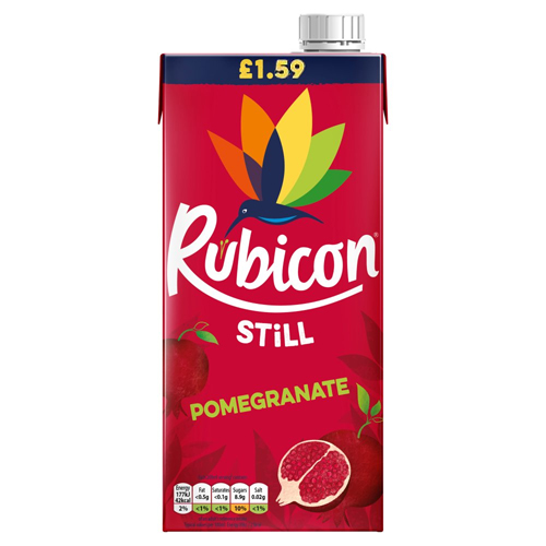 RUBICON STILL POMEGRANATE PMP £1.59 1L