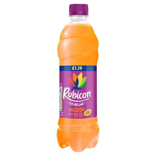 RUBICON SPARKLING PASSION PMP £1.19 500ML