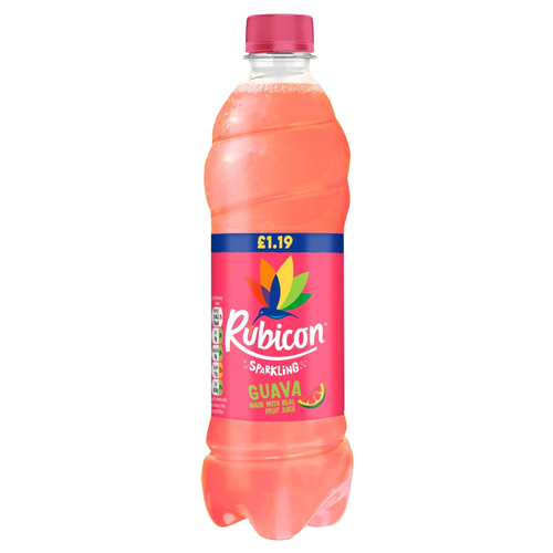 RUBICON SPARKLING GUAVA PMP £1.19 500ML