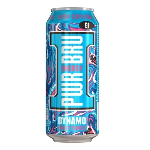 PWR-BRU DYNAMO FRUIT PUNCH PMP £1.00 500ML