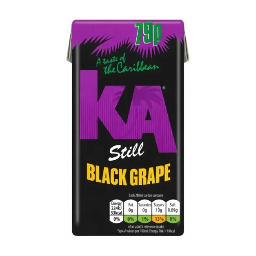 KA STILL BLACK GRAPE PMP 79P 288ML