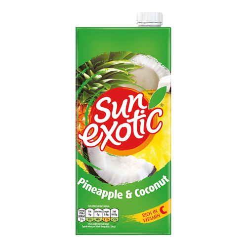 SUN EXOTIC PINEAPPLE & COCONUT STILL PMP £1.49 1L