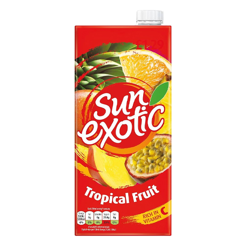 SUN EXOTIC TROPICAL STILL PMP £1.49 1L
