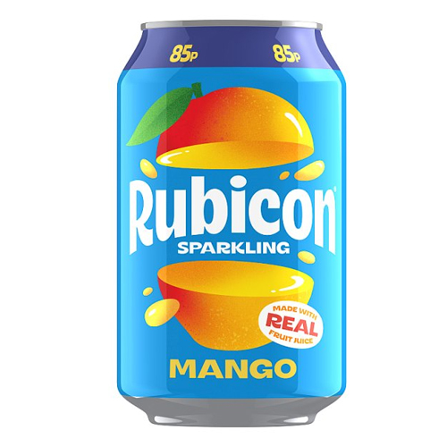 RUBICON SPARKLING MANGO PMP 85P 330ML