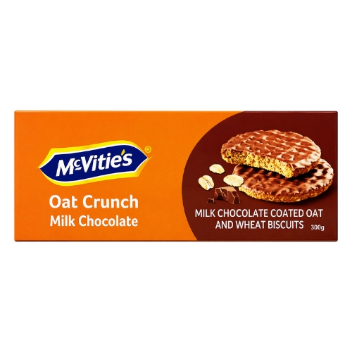 MCVITIES OAT CRUNCH MILK CHOCOLATE 300G