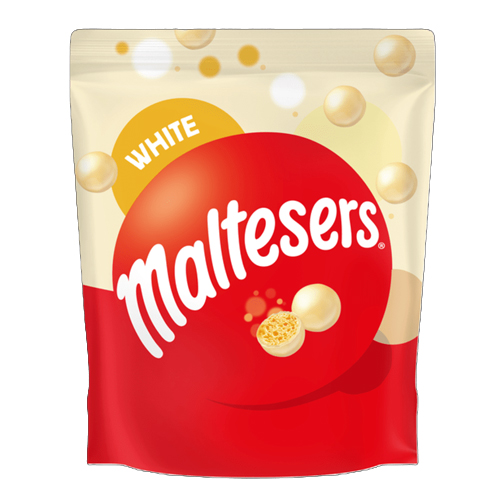 MALTESERS WHITE CHOCOLATE POUCH 74G
