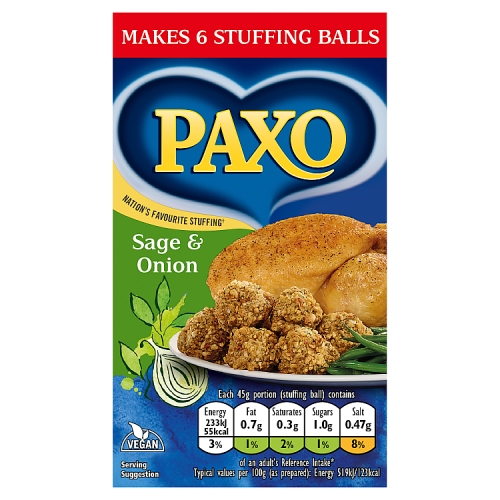 PAXO SAGE & ONION STUFFING MIX 85G